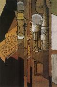 Juan Gris, Cup newspaper and winebottle